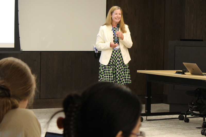 Meghan Mitman of Fehr & Peers provided personal insights about implementing Safe Systems around schools.