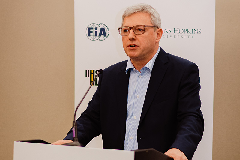 FIA’s Luca Pascotto described the FIA Road Safety Index.