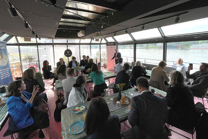 The Child Health Initative hosted a networking event ahead of the summit.