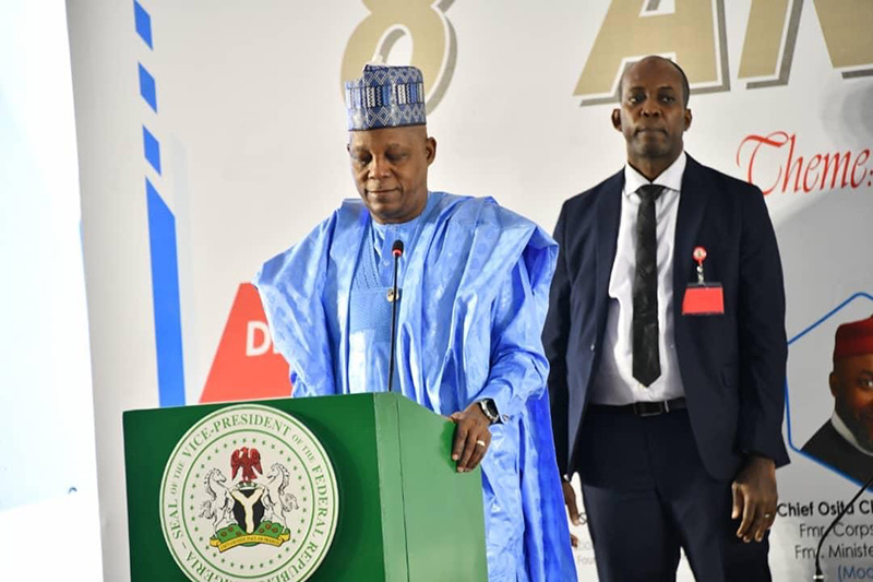 Nigerian Vice President Kashim Shettima chaired the event.