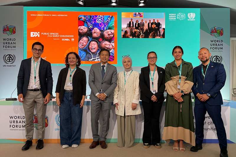 The Foundation joined partners from around the world to highlight the important of child-centric urban design.