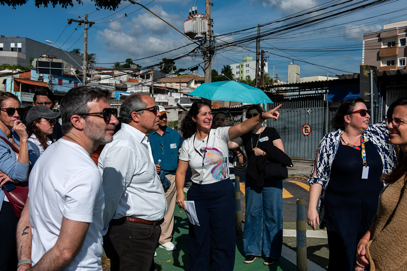 Participants took part in a site visit to the city of Jundiaí.