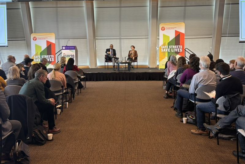 US Transportation Secretary Anthony Foxx and Polly Trottenberg, Dean of NYU Wagner Graduate School of Public Service and former USDOT Deputy Secretary opened the Vision Zero Cities Conference in New York City. New York City became a beacon for cities looking to adopt Vision Zero worldwide under Trottenberg’s leadership as NYDOT Commissioner.