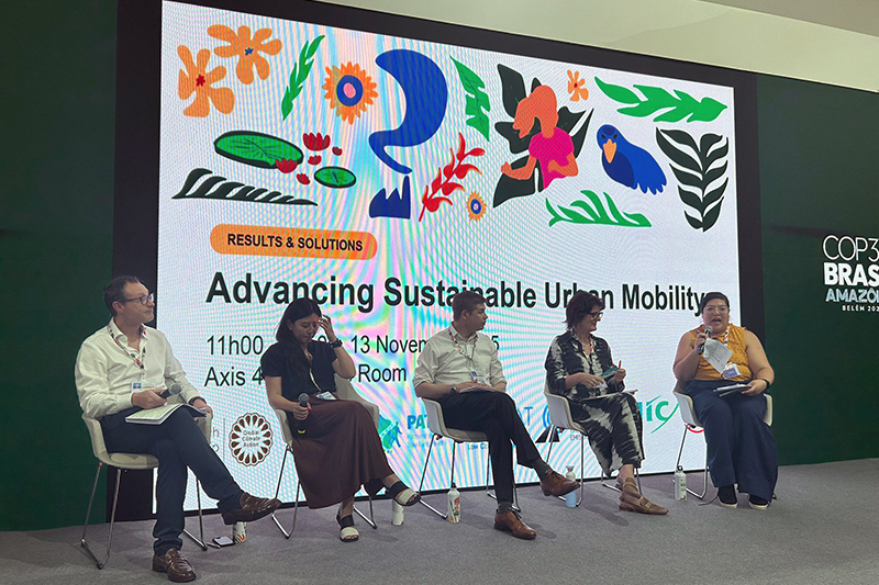TRUE and PATH were both part of the ‘Advancing Sustainable Urban Mobility’ COP30 event.